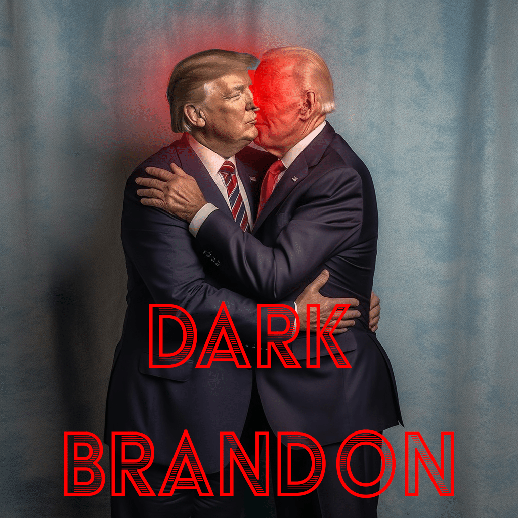 Dark Brandon Meme Donald Trump
